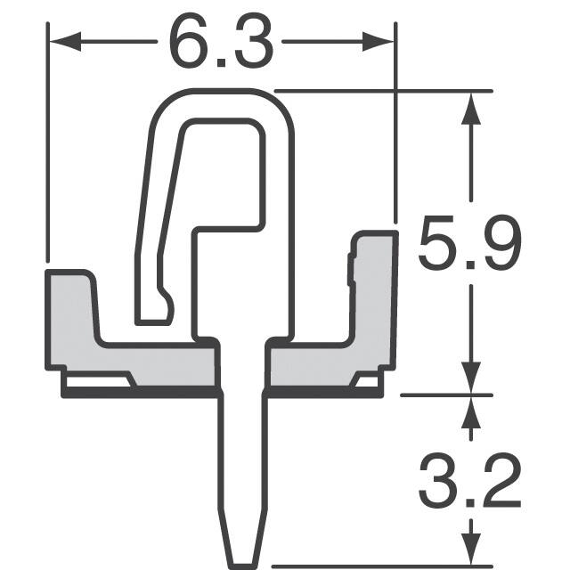1-5164713-0 TE Connectivity AMP Connectors  Embases à broches mâles